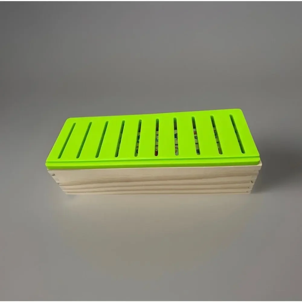 Wooden Learning Puzzle Box Matching Boards Educational Toy Complete